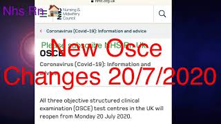 New nmc Osce exam changes...