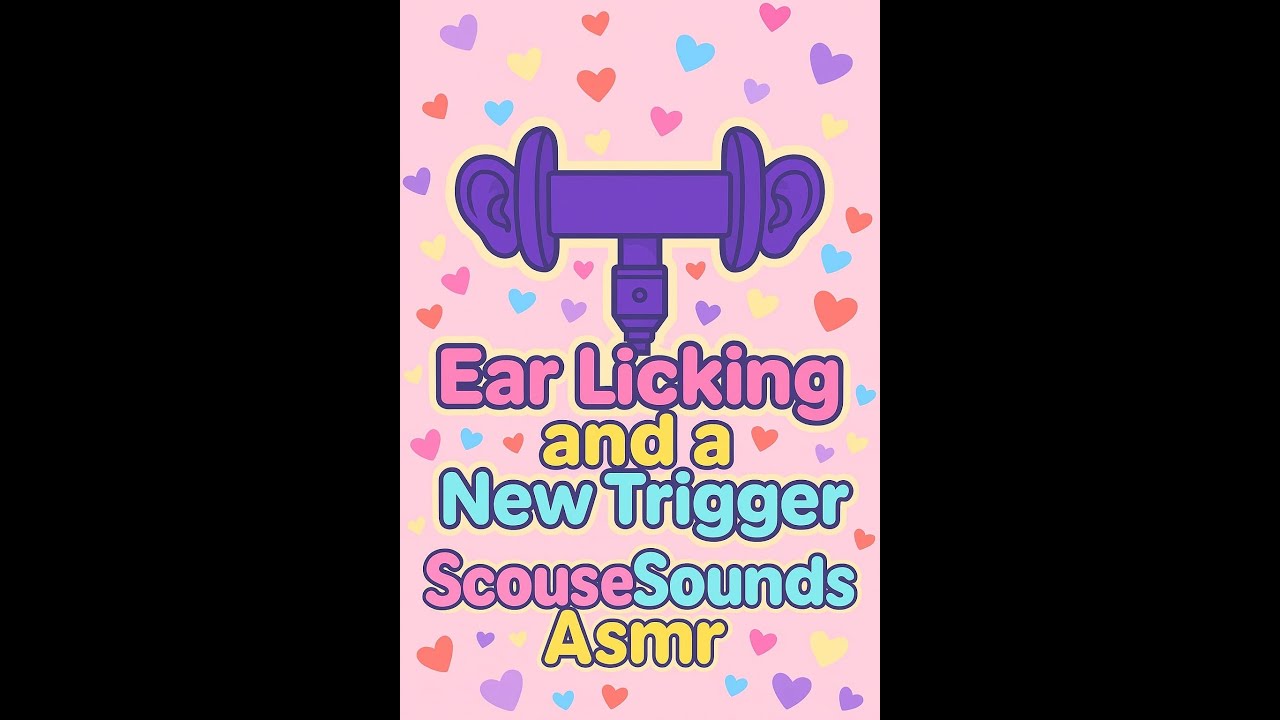 Intense ear licking ASMR and trying a new trigger!!!! For sleep and relaxation!