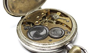 1912 Ww1 Silver Pocket Watch Restoration