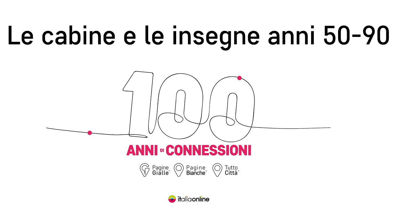 Le cabine e le insegne anni 50 90