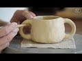 코일링 양손컵 만들기 : Making Coil Mug with two Handle  [ONDO STUDIO]