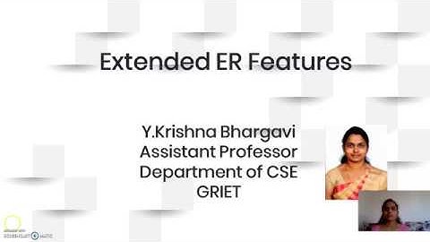 13. Extended ER Features