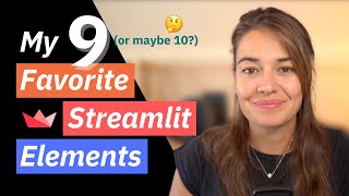 streamlit elements you should know about in 2023