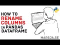 Comment renommer des colonnes dans pandas dataframe