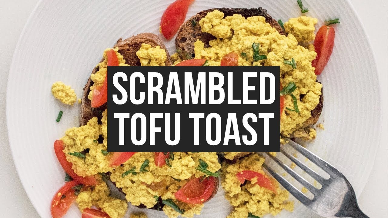 Easy Vegan Scrambled Tofu Toast Recipe (Beginner Friendly)