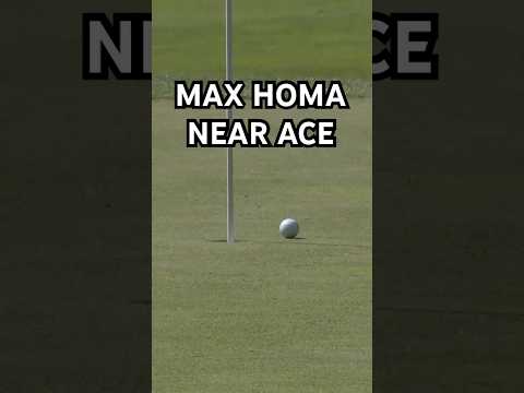 𝙏𝙝𝙞𝙨 close to an ace for Max Homa 😳