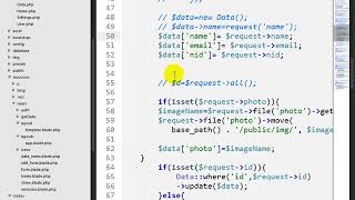 insert updated Data into Mysql Table | laravel project bangla _10