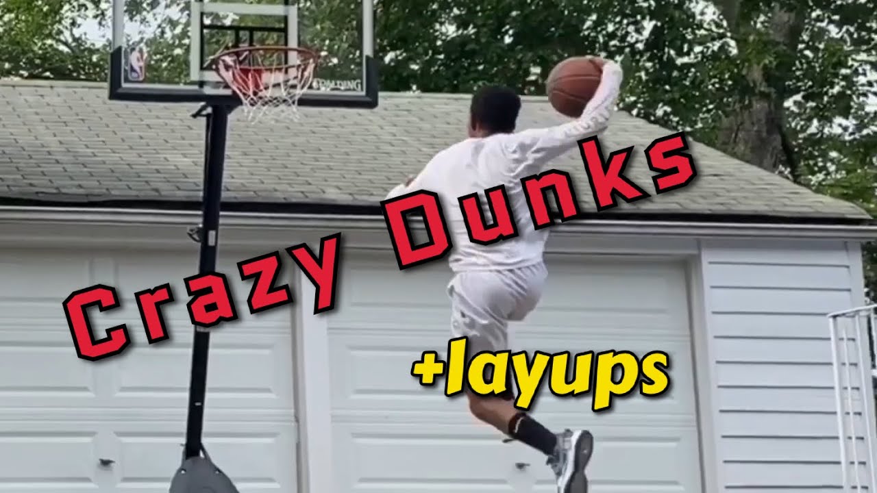 Mini Hoop Dunks(crazy layups🍇) YouTube