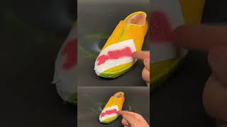 Stop Motion Shoe Painting!! My first attempt at combining airbrushing and stop mo!!