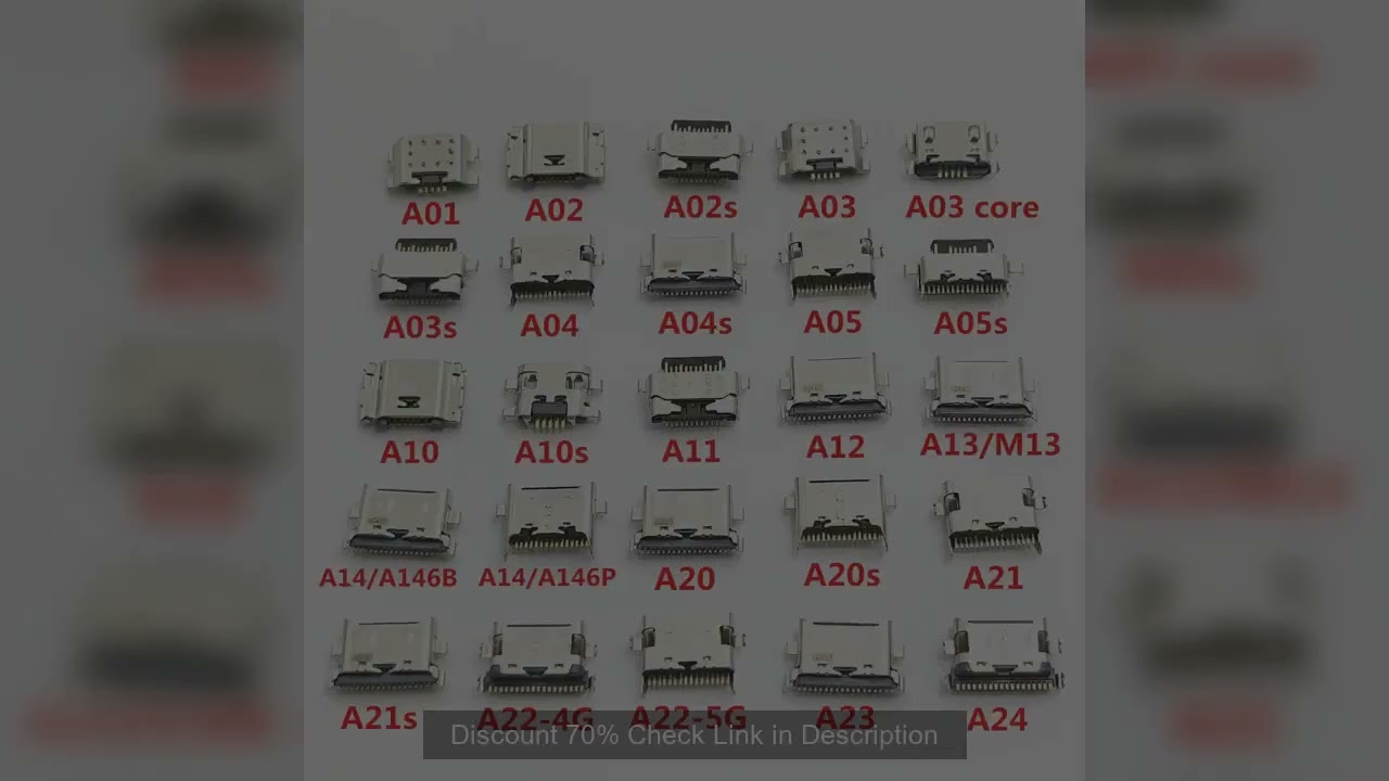 Micro USB Charger Charging Port Dock Connector For A01 A02 A02s A03s A03 core A04 A05 A05s A10 A10s