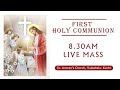 First holy communion  04 05 24  830 am  st antonys church vaduthala kochi  live mass 