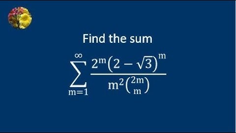 Evaluating the required sum using Feynman