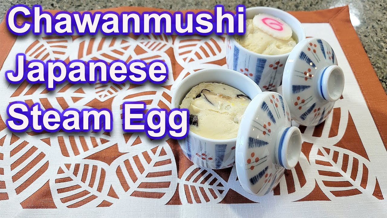 How to make Chawanmushi Japanese Steam egg appetizer recipe