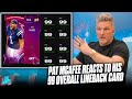 Pat McAfee Reacts To His 99 OVR Linebacker Madden Ultimate Team Card