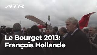 French president, François Hollande visiting the Paris Air Show - Day 5