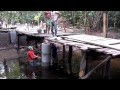 construção de ponte de concreto na área rural com baixo custo