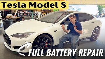 Tesla Model S Battery Repair! Moisture Is The Real Enemy