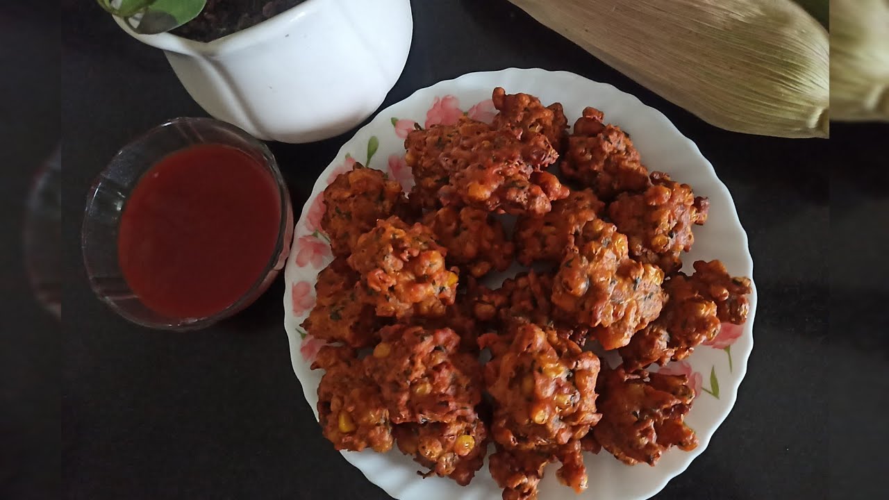कॉर्न पकोडे 🌽 | मक्याचे भजे | Corn Pakoda🌽 | Monsoon Special | Recipes by आई 🍽️