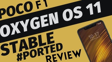 POCO F1| Oxygen OS 11 | Oneplus 7 OB1 Port | Android 11 | Full Review in Telugu