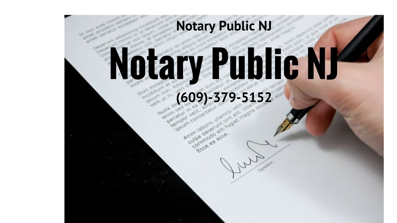 Public Notary Near Me - Find a Notary Near Me- NJ Notary - YouTube