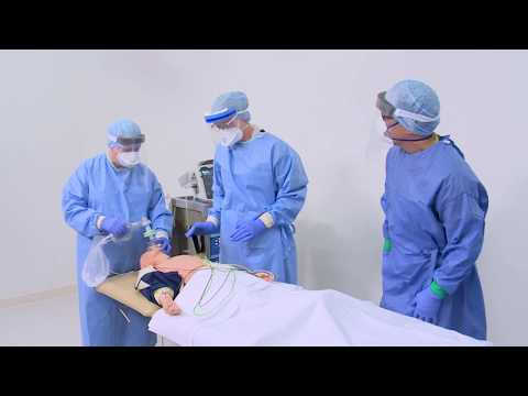 Resuscitation procedures for paediatric patients with any risk of COVID 19 infection.