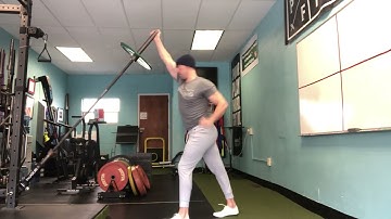 TonyGentilcore.com - Coiling 1-Arm Landmine Press with Step Thru