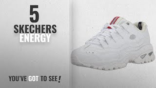 Top 5 Skechers Energy [2018]: Skechers Sport Women's Energy Sneaker,White/Millennium,7 C - Wide