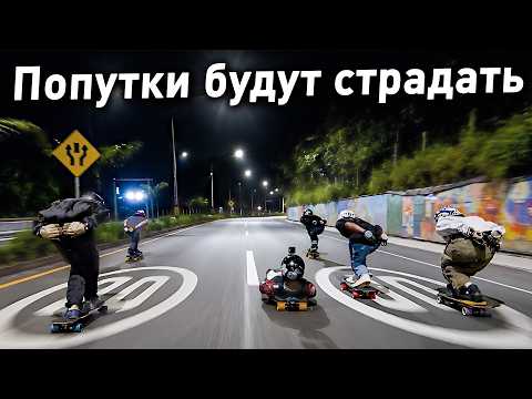 TWO CRASHES AT 110 KM/H - INSANE RUN IN COLOMBIA