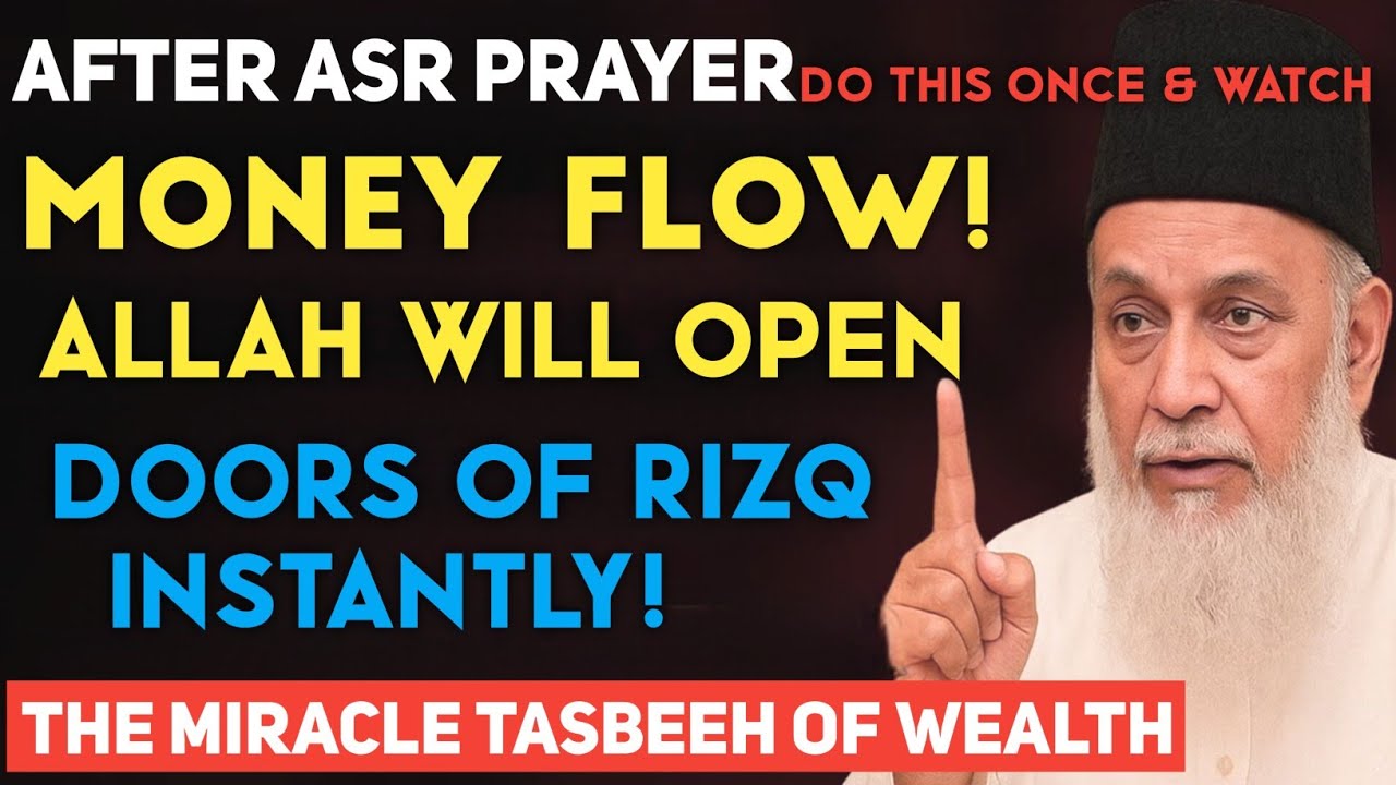 Recite This Tasbeeh After Asr – Watch How Allah Expands Your Rizq | Powerful & Effective.