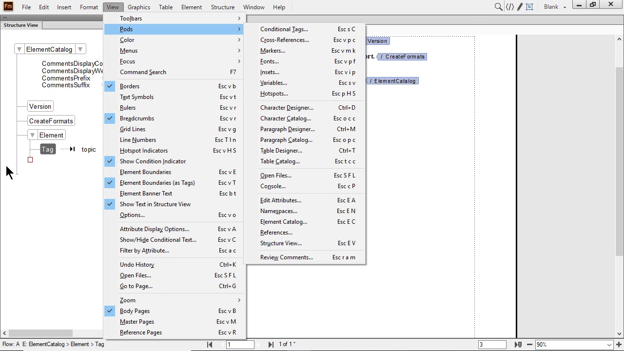 Tagging your first EDD element and building a Workspace