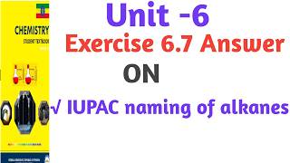 Grade 10 chemistry unit 6 hydrocarbons and their natural source exercise 6 7 answer