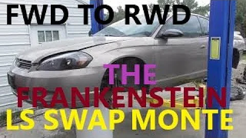 LS 5.3 4l80e swap fwd to rwd conversion 2006 monte carlo project frankenstien #1
