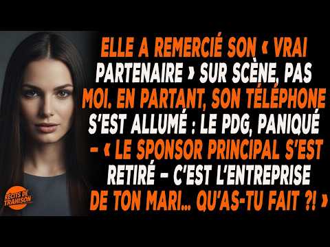 Elle Remercie Son « Véritable Partenaire » Sur Scène,Pas Moi ;Son Téléphone S’illumine Quand Je Pars