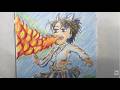 Speed Drawing Freehand a Scene from RuriDragon