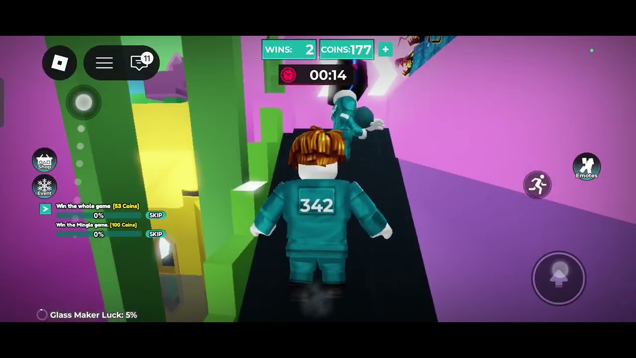 আজকে আমি খেললাম ROBLOX এ SQUID GAME 🎮