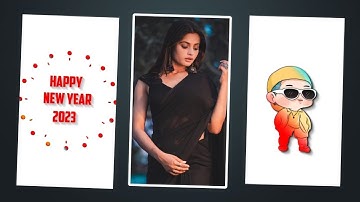 Happy New Year 2023 Status Video Editing || Kinemaster Video Editing | Status Kaise Banaye