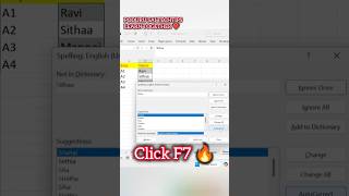 Day 49 - Excel Becomes Your Name-Correction Assistant ⚡#excel #shorts #podurutechtips