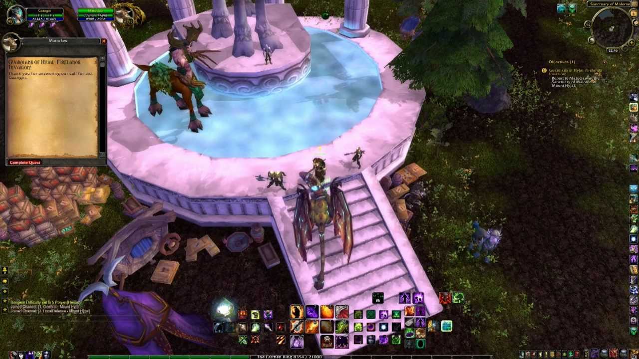 WoW: Cata PTR 4.2 - The Regrowth and Molten Front Daily Quest Hubs Part 1/4