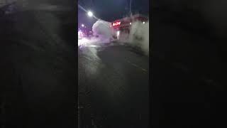 Manhole fire