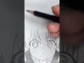 How To Quickly Draw Hair Like Yayoi Hozuki #speeddrawing #anime #watercolorpainting #drawing