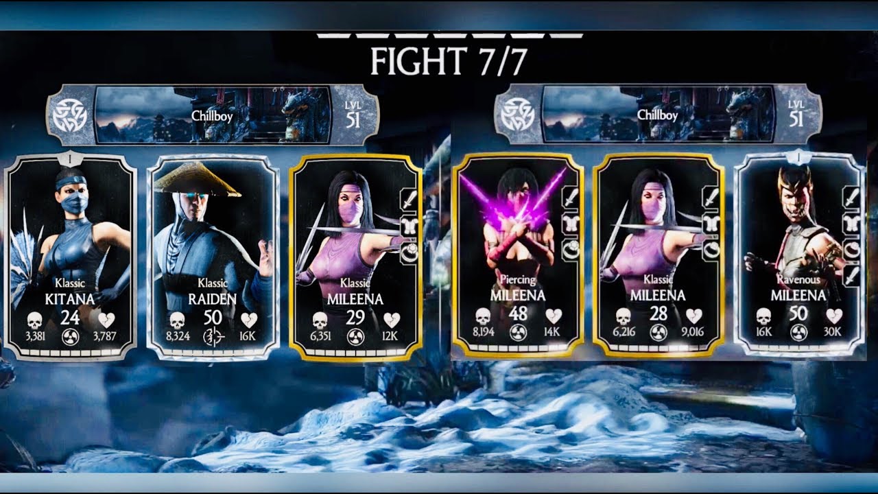 3 MILEENAS TEAM / All KLASSIC TEAMS WITH KLASSIC MILEENA - Gameplay Review - Mkx update 1.16