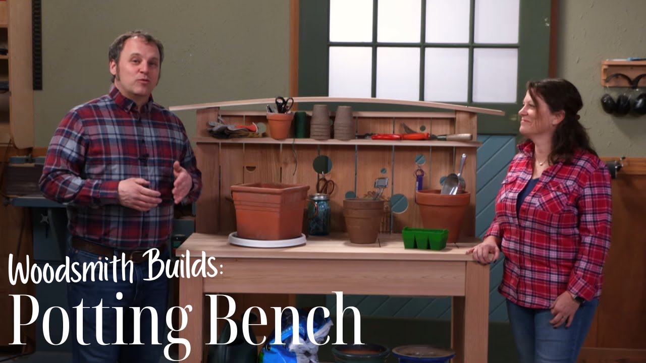 Building a Potting Bench (or Outdoor Entertaining Station)