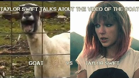 Taylor Swift talks and reacts to the video of the screaming goat
