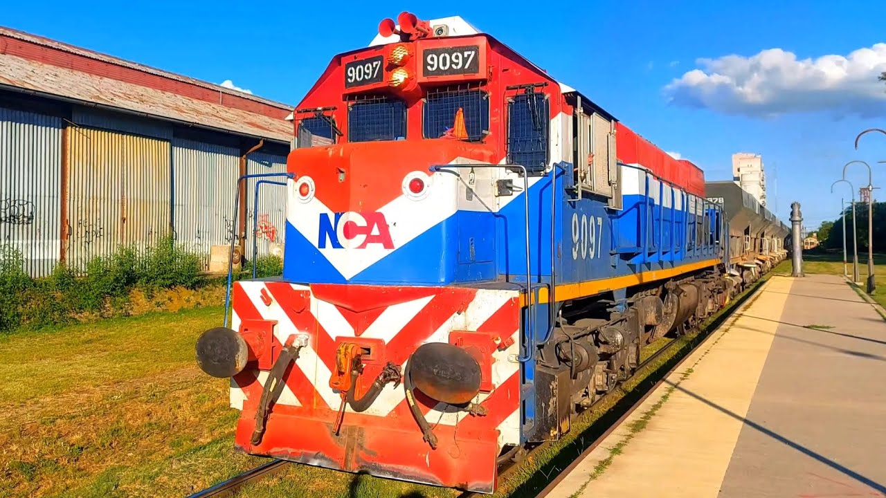 [4K] Tren vacio de NCA con destino a Ferreyra pasando por Marcos Juárez!!!!!!