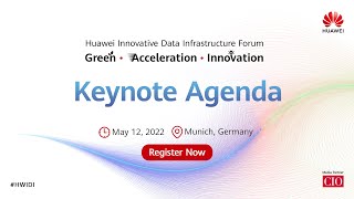 #HWIDI-Huawei Innovative Data Infrastructure Forum Keynote Agenda