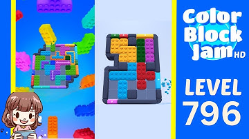 Color Block Jam Level 796 Solution Walkthrough
