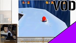 Super Mario 64 Slide Levels with Voice Commands (VOD)