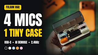 Fulaim X6Q: 4 Wireless Mics in ONE Tiny Case?! 🎙️ Tested on Pocket 4 Pro, Luna Ultra & ZV-E10 II