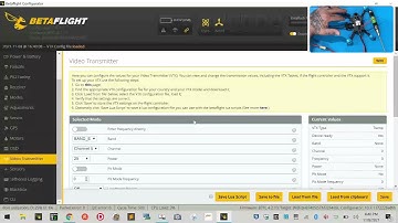 DT140v1 DIY+ Part 15 - Betaflight VTX Table Setup from Cyclone FPV
