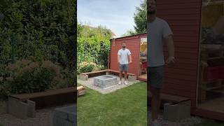 Anzeigs | Feuerstelle im Garten und Fli backen #feuerstelle #garten #diy #shorts
